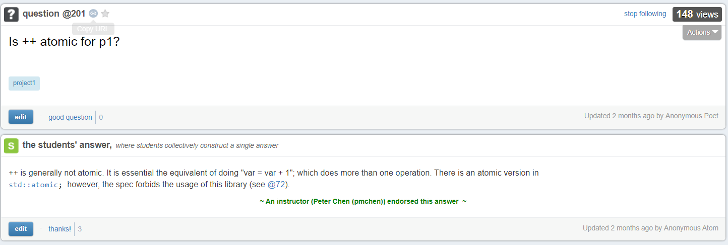Proof of contributions